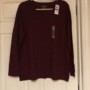 Madison Jules Crew-Neck Basic Tee